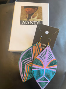 Leather Earrings Nandi Reveal