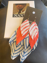 Load image into Gallery viewer, Nandi Reveal Leather Earrings
