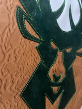 Load image into Gallery viewer, Framed ART leather and wood "Fear the Dear MKE"
