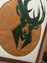 Load image into Gallery viewer, Framed ART leather and wood "Fear the Dear MKE"
